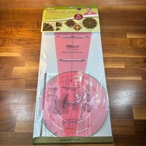 Clover Trace n Create Quilt Templates Dresden Plate and Fan #9514 Zieman Sealed
